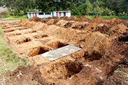 Ausschachtung Fundament
